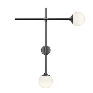 Sonneman - 2062.25 - LED Wall Sconce - Sabon - Satin Black