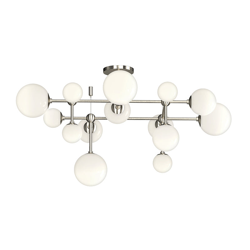 Sonneman - 2069.13 - LED Semi-Flush Mount - Sabon - Satin Nickel