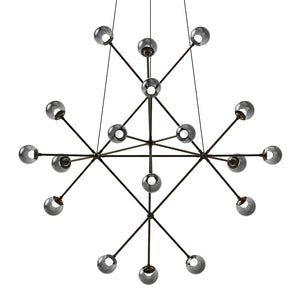 Sonneman - 2084.37K - LED Pendant - Proton - Polished Black Nickel