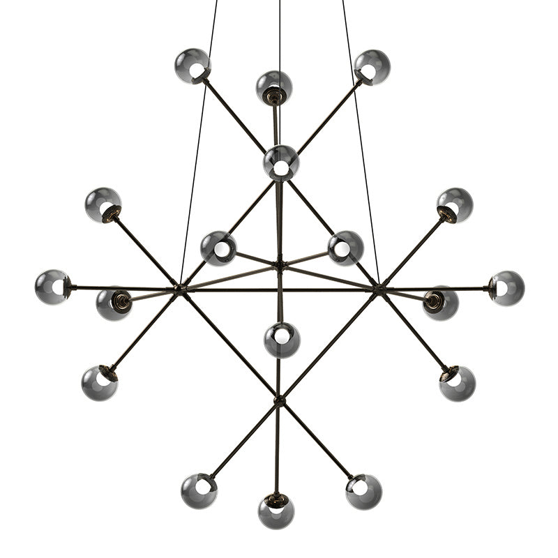 Sonneman - 2084.37K - LED Pendant - Proton - Polished Black Nickel