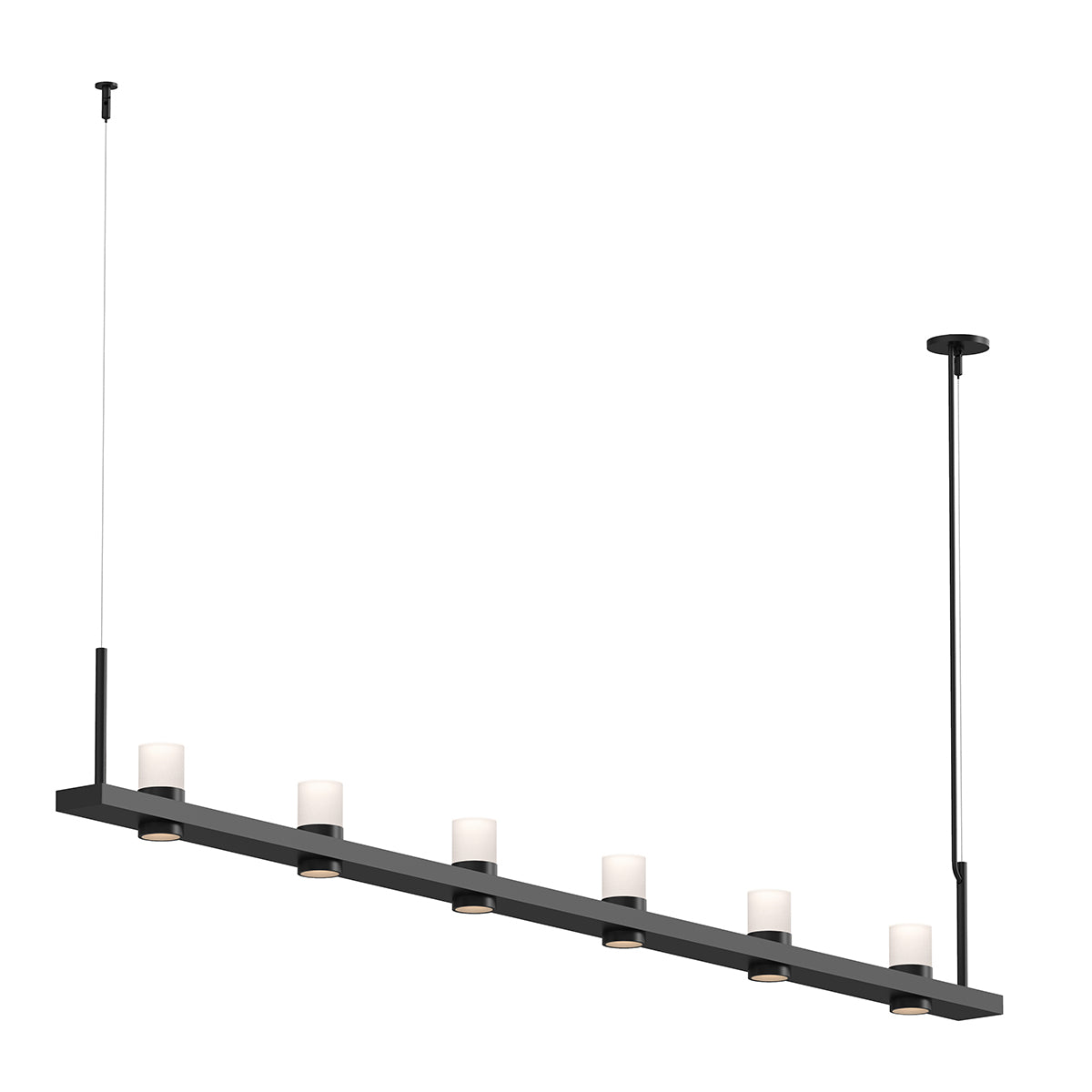 Sonneman - 20QKL08C - LED Pendant - Intervals - Satin Black