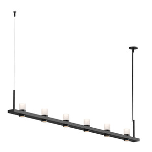 Sonneman - 20QKL08C - LED Pendant - Intervals - Satin Black