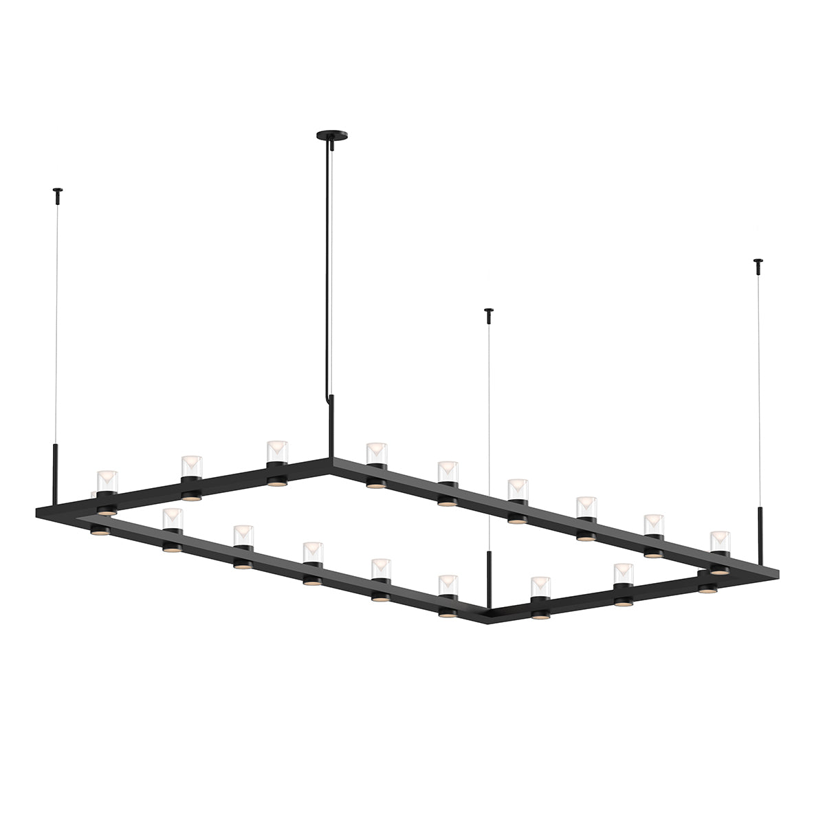 Sonneman - 20QKR48B - LED Pendant - Intervals - Satin Black