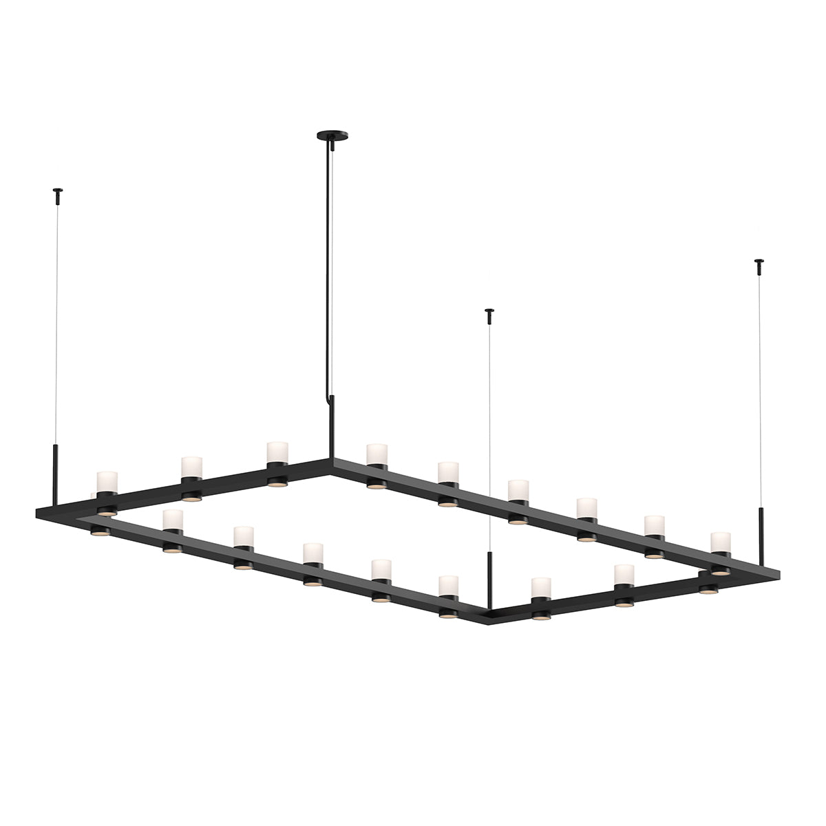 Sonneman - 20QKR48C - LED Pendant - Intervals - Satin Black