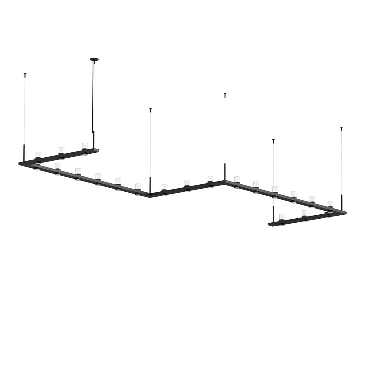 Sonneman - 20QKZ46B - LED Pendant - Intervals - Satin Black