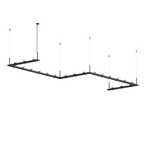 Sonneman - 20QKZ46C - LED Pendant - Intervals - Satin Black