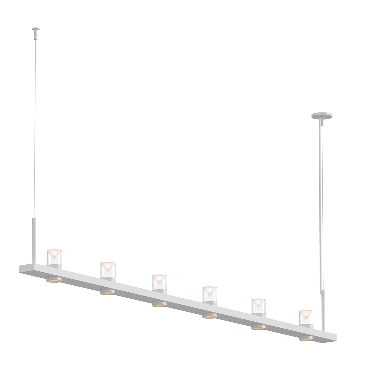 Sonneman - 20QWL08B - LED Pendant - Intervals - Satin White