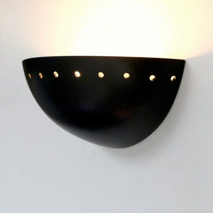 A-19 - 305-A30 - One Light Wall Sconce - Islands of Light - Slate Black