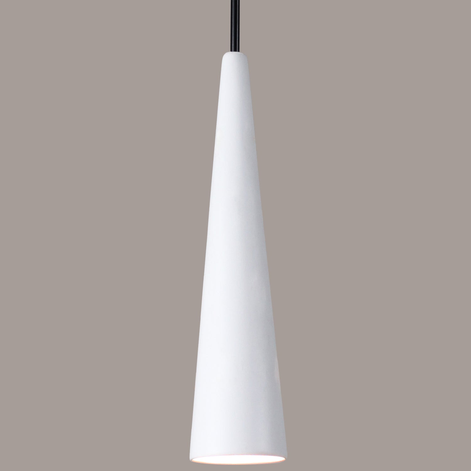 A-19 - MP25-A31-BCC - One Light Mini Pendant - Studio - Satin White