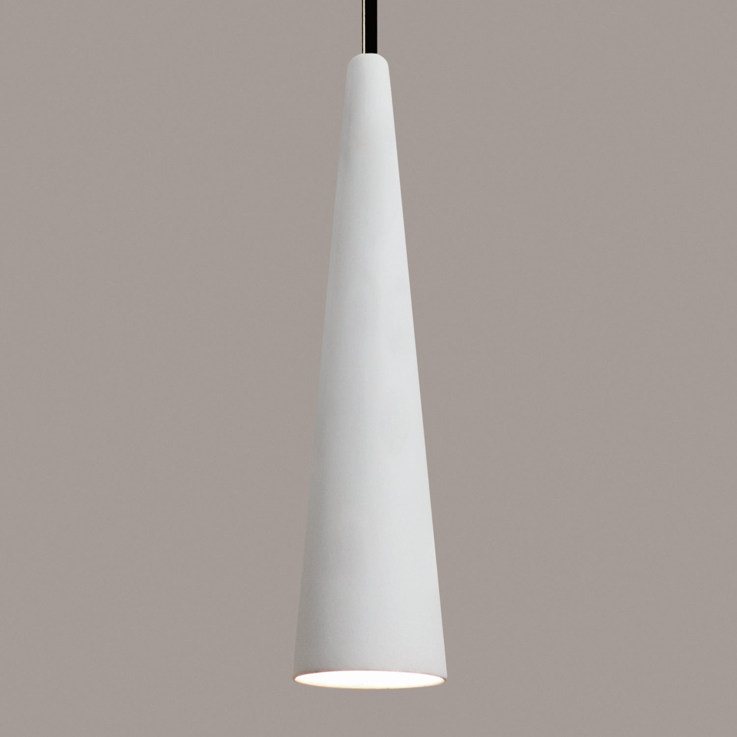 A-19 - MP25-BCC - One Light Mini Pendant - Studio - Bisque