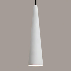 A-19 - MP25-BCC - One Light Mini Pendant - Studio - Bisque