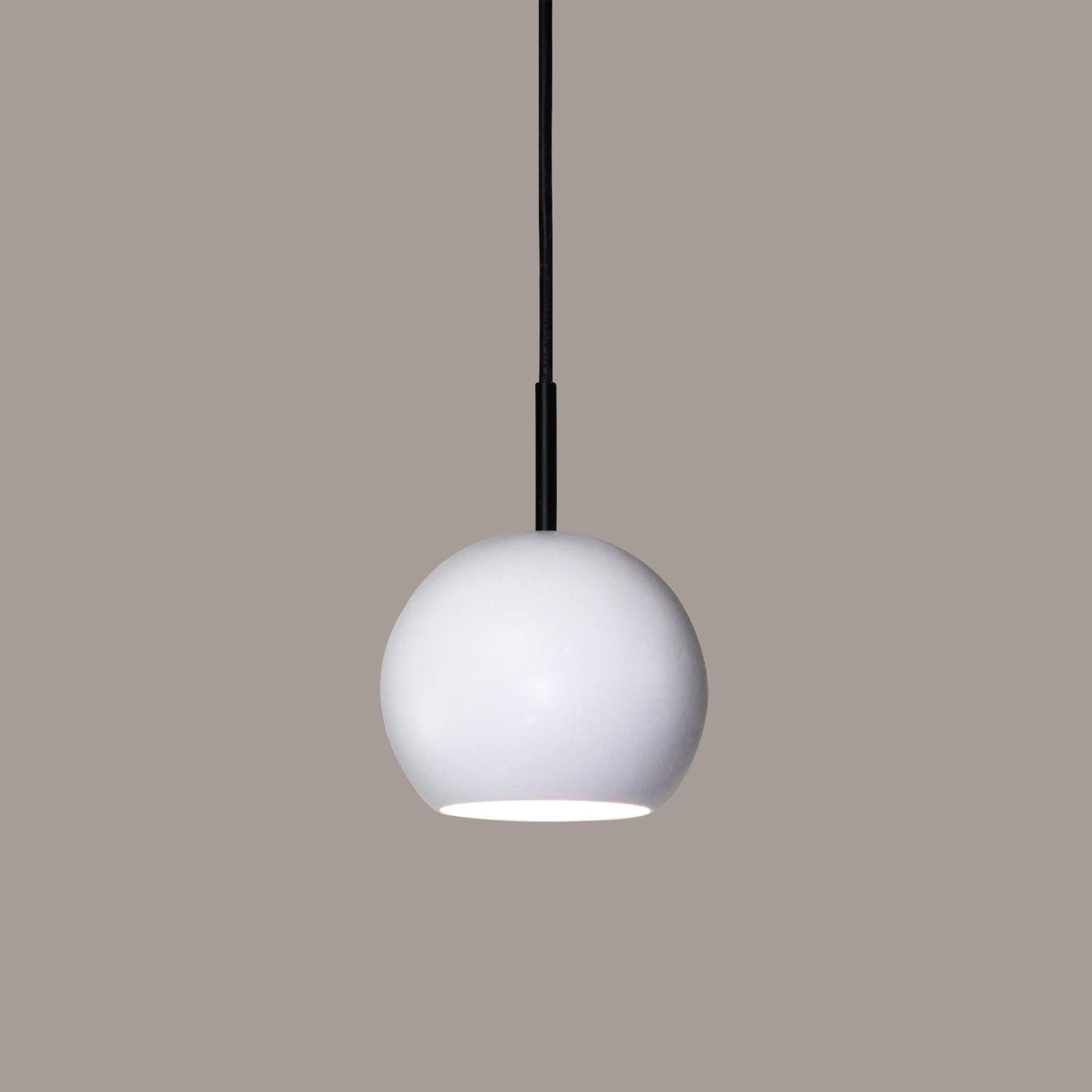 A-19 - MP27-A31-BCC - One Light Mini Pendant - Studio - Satin White