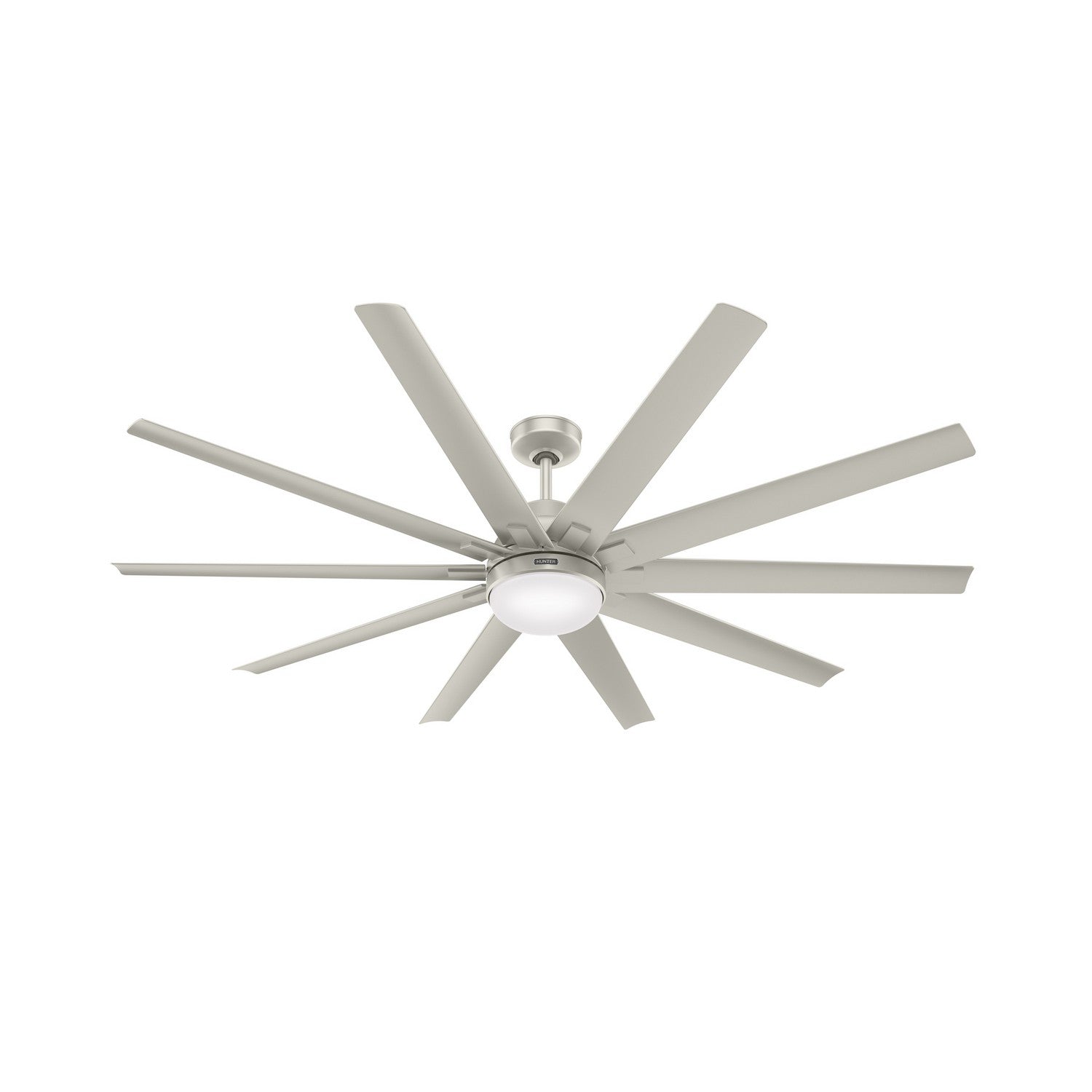 Hunter - 50718 - 72" Ceiling Fan - Overton - Matte Nickel