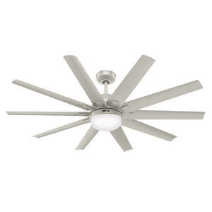Hunter - 50719 - 60" Ceiling Fan - Overton - Matte Nickel