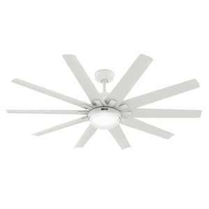 Hunter - 50720 - 60" Ceiling Fan - Overton - Matte White