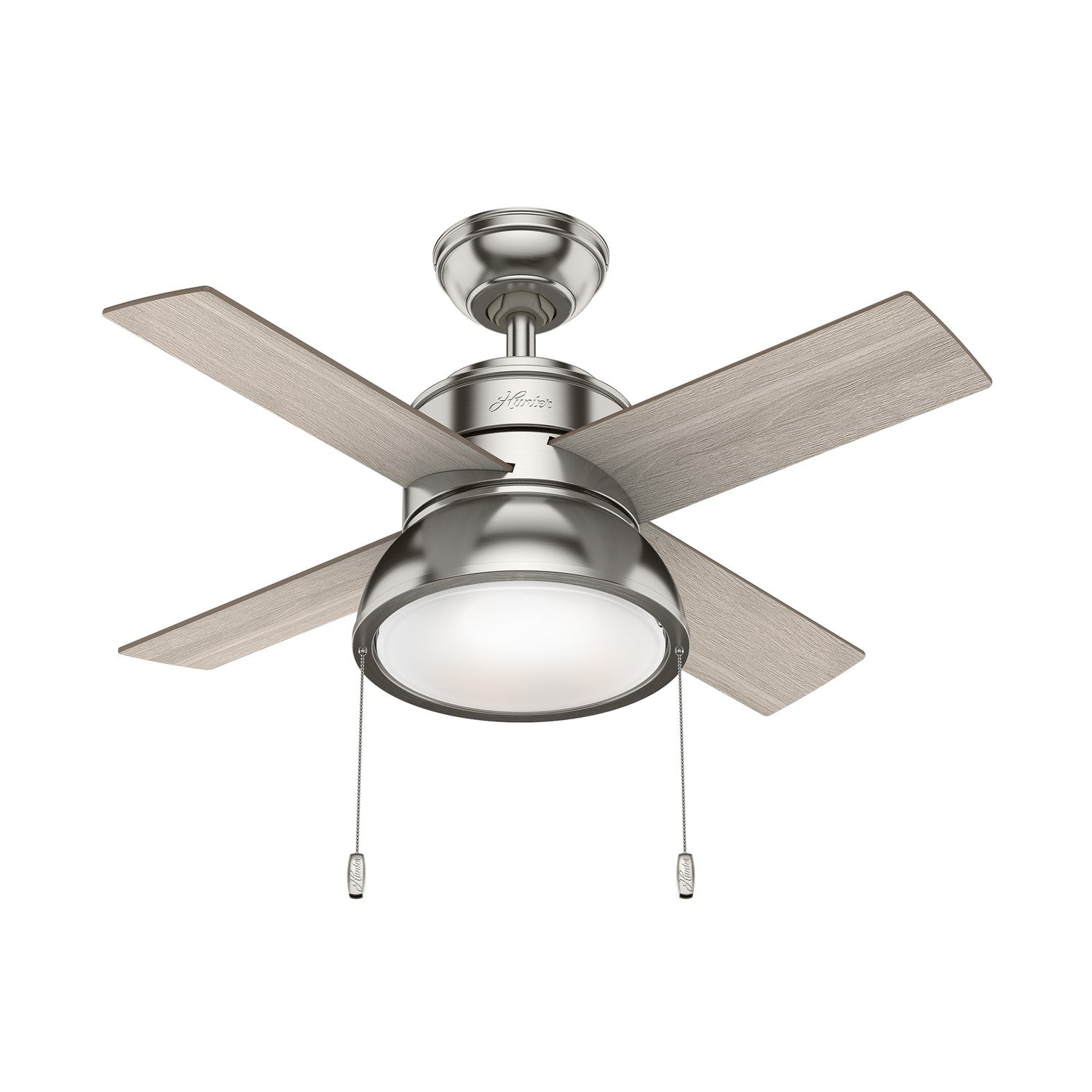 Hunter - 51040 - 36" Ceiling Fan - Loki - Brushed Nickel