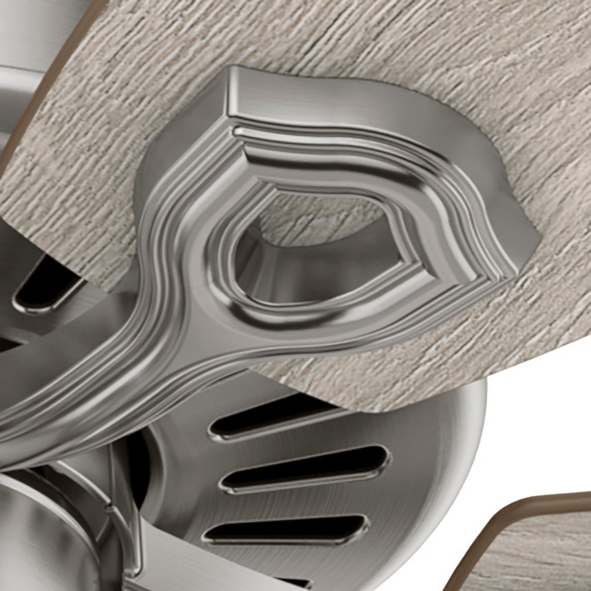 Hunter - 51110 - 52" Ceiling Fan - Builder - Matte Silver