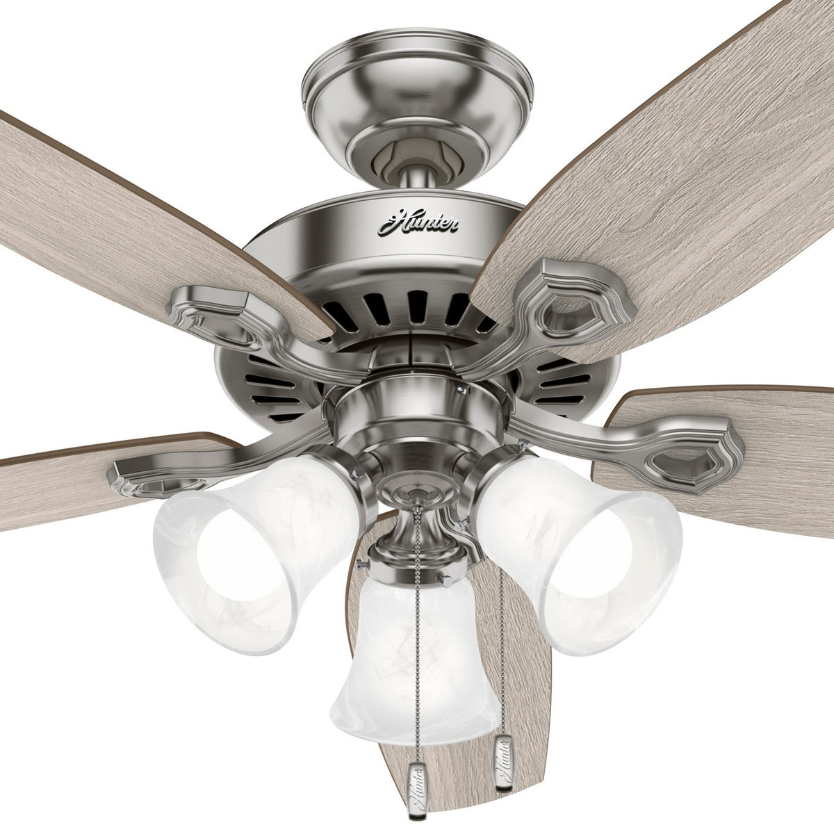 Hunter - 51110 - 52" Ceiling Fan - Builder - Matte Silver