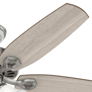 Hunter - 51110 - 52" Ceiling Fan - Builder - Matte Silver