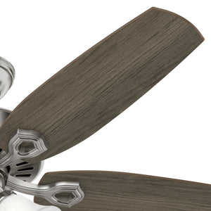 Hunter - 51110 - 52" Ceiling Fan - Builder - Matte Silver