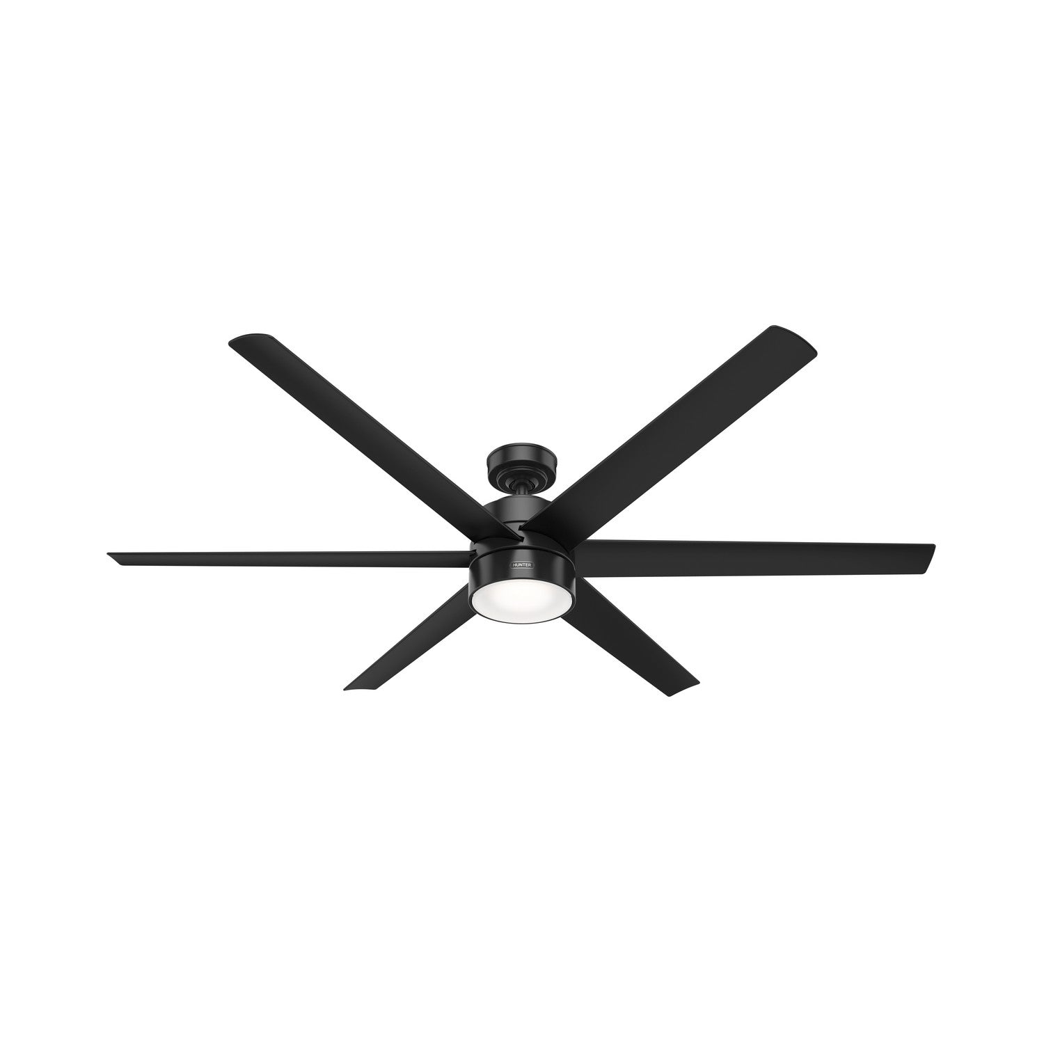 Hunter - 59628 - 72" Ceiling Fan - Solaria - Matte Black