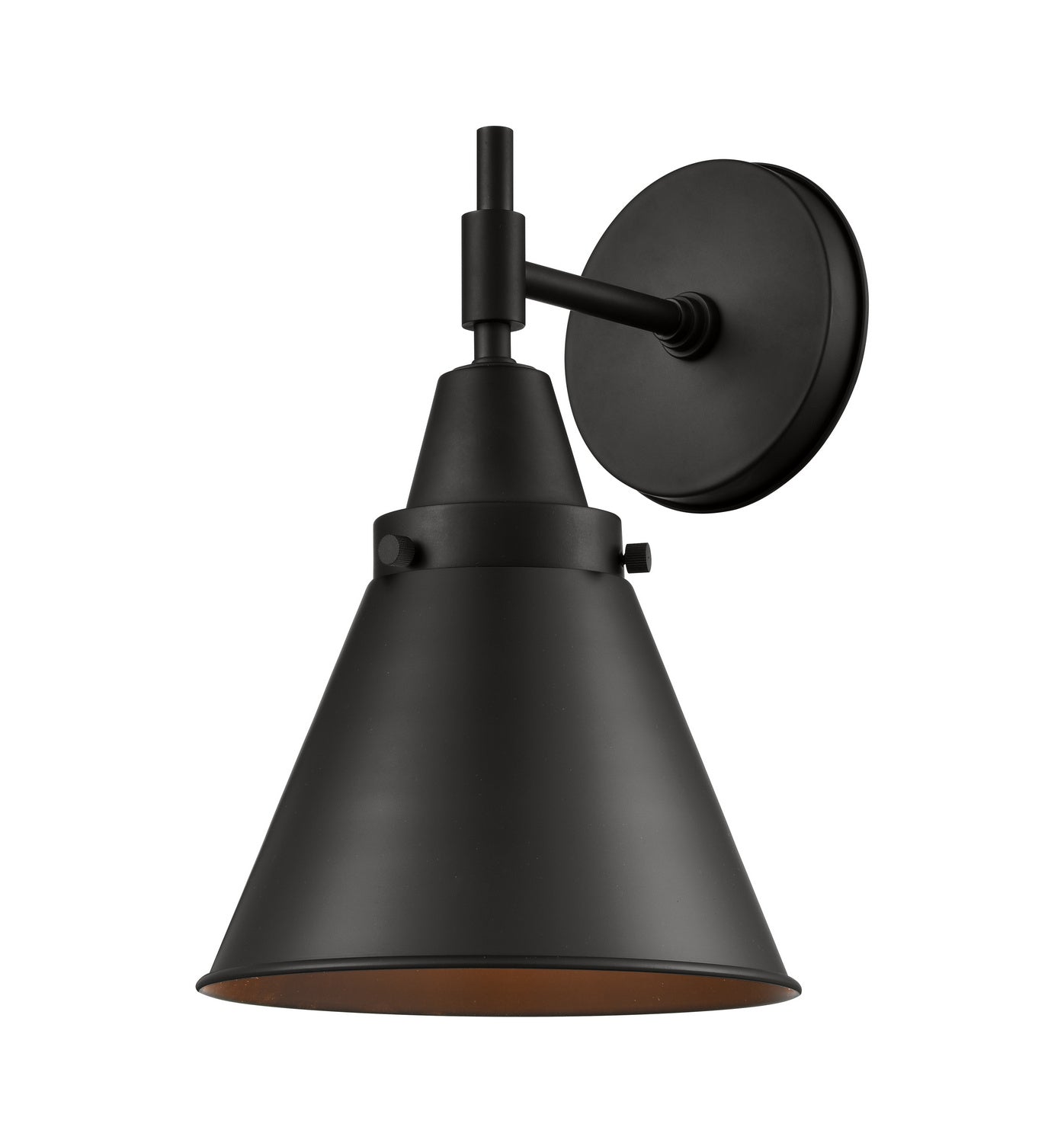 Innovations - 447-1W-BK-M13-BK - One Light Wall Sconce - Caden - Matte Black