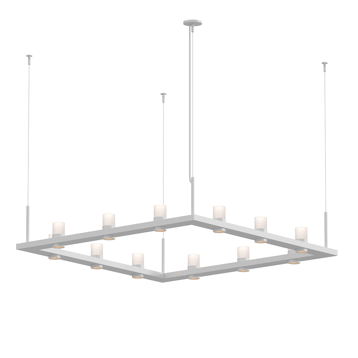 Sonneman - 20QWS04C - LED Pendant - Intervals - Satin White