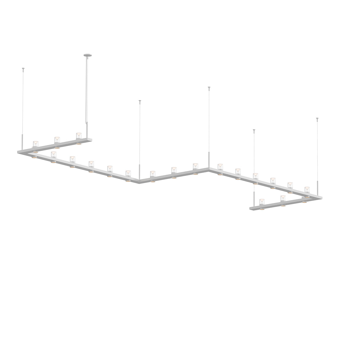 Sonneman - 20QWZ46B - LED Pendant - Intervals - Satin White