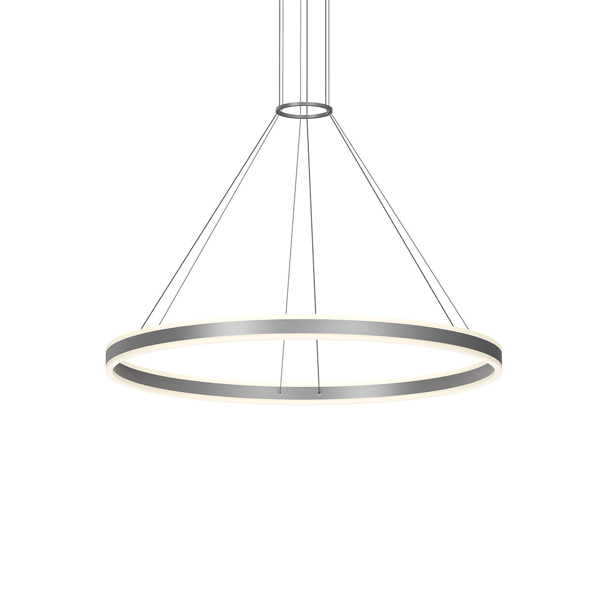 Sonneman - 2307.16 - LED Pendant - Double Corona - Bright Satin Aluminum