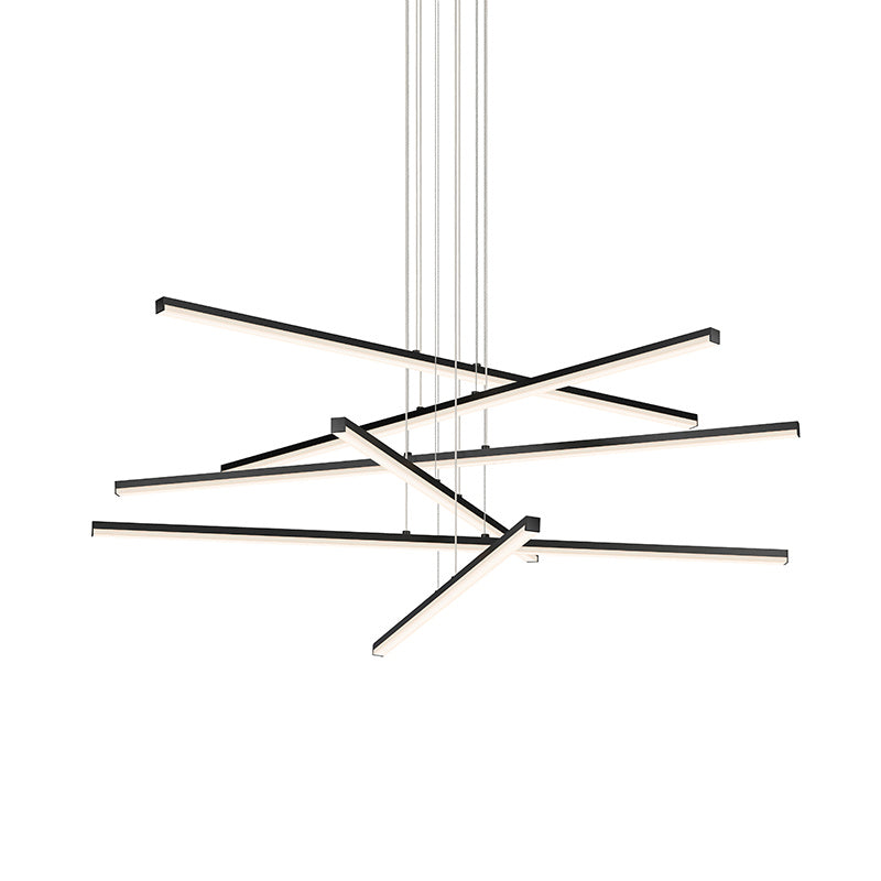 Sonneman - 2766.25 - LED Pendant - Stix - Satin Black