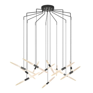 Sonneman - 2896.25 - LED Pendant - Ballet - Satin Black