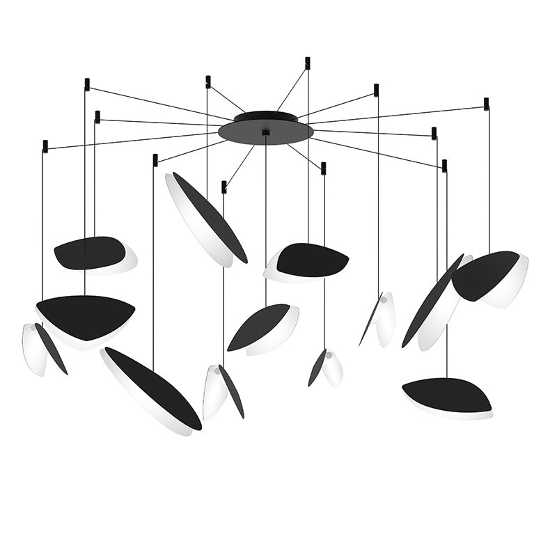 Sonneman - 2907.25K - LED Pendant - Papillons - Satin Black