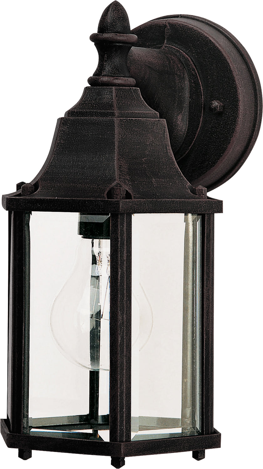 Maxim - 1026RP - One Light Outdoor Wall Lantern - Builder Cast - Rust Patina