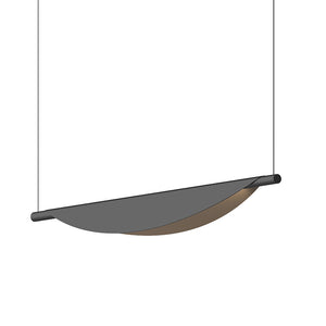 Sonneman - 3121.25 - LED Pendant - Tela - Satin Black