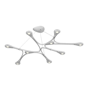 Sonneman - 3274.16 - LED Pendant - Abstraction - Bright Satin Aluminum