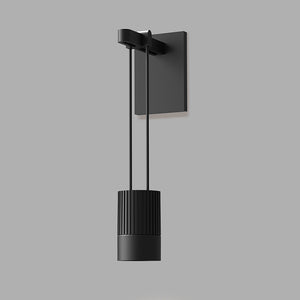 Sonneman - SLS0219 - One Light Wall Sconce - Suspenders - Satin Black