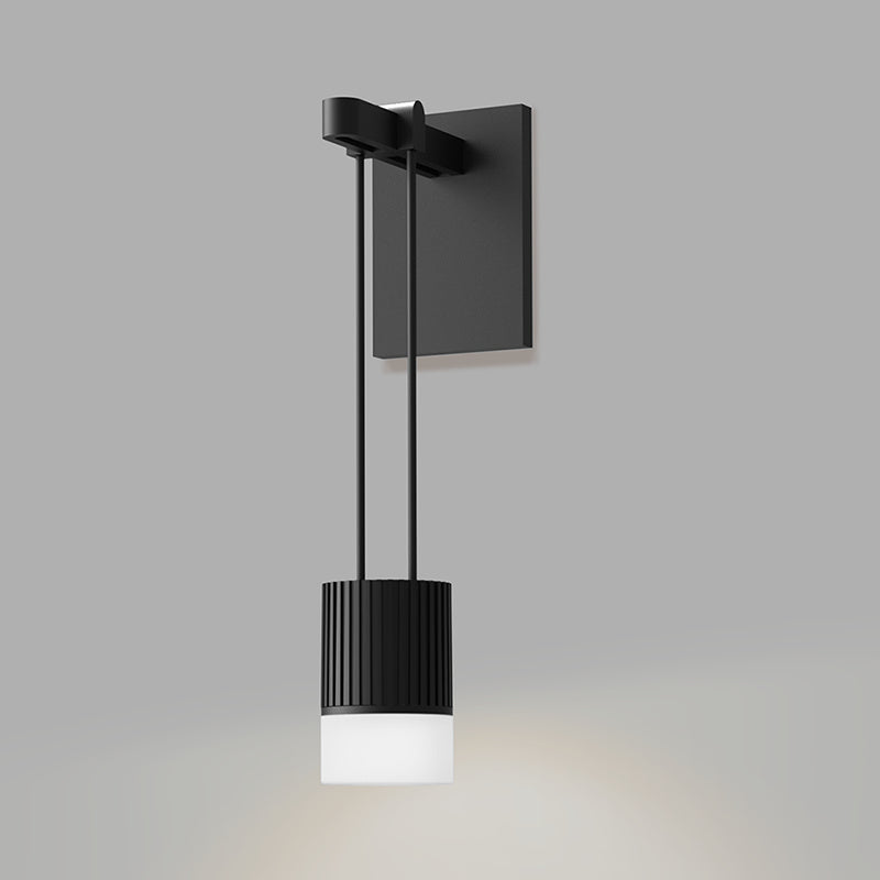 Sonneman - SLS0220 - One Light Wall Sconce - Suspenders - Satin Black