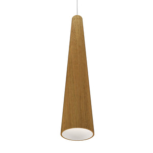 Accord Lighting - 1276.09 - One Light Pendant - Conical - Louro Freijo