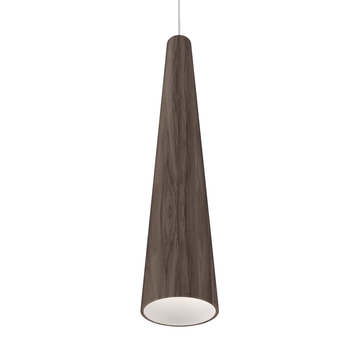 Accord Lighting - 1276.18 - One Light Pendant - Conical - American Walnut