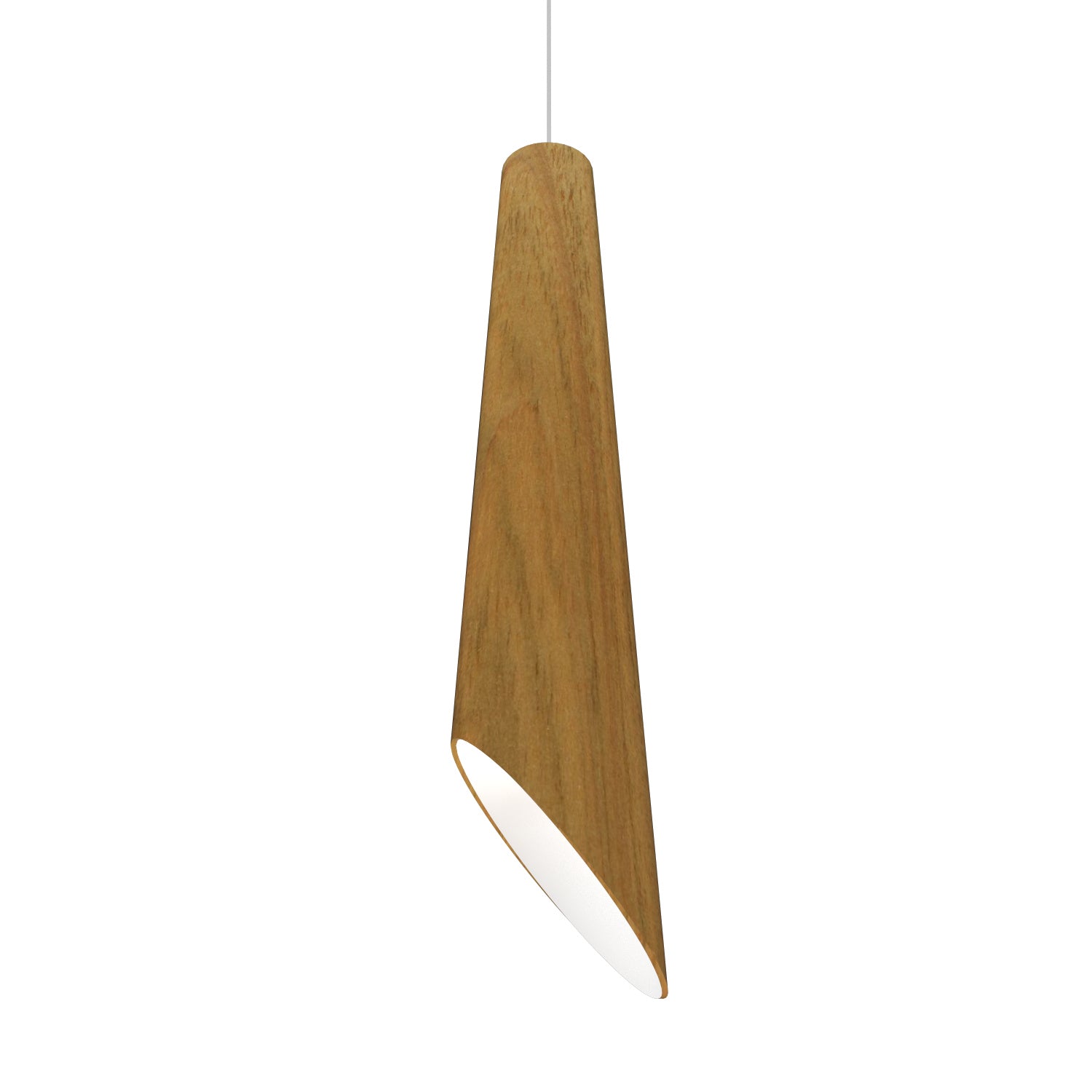 Accord Lighting - 1277.09 - One Light Pendant - Conical - Louro Freijo