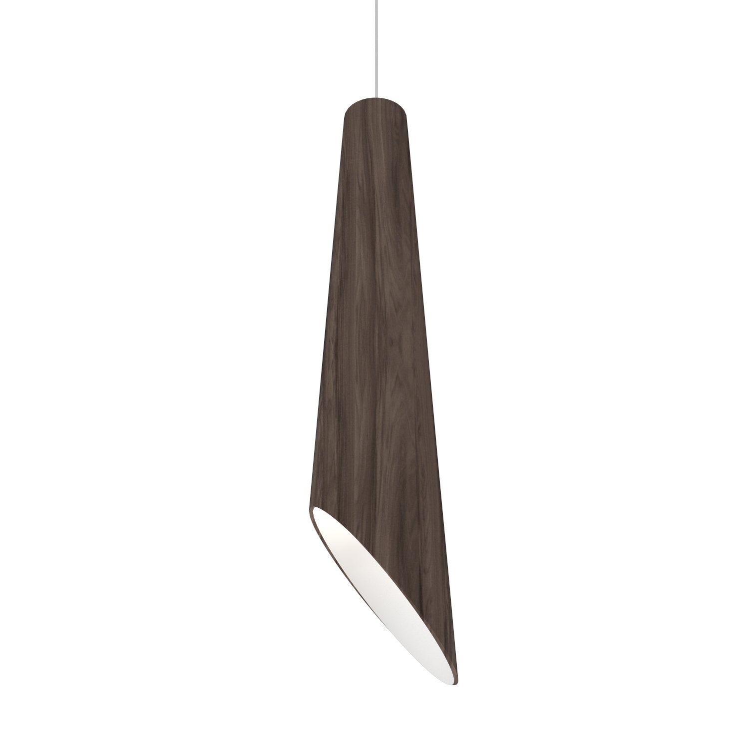 Accord Lighting - 1277.18 - One Light Pendant - Conical - American Walnut