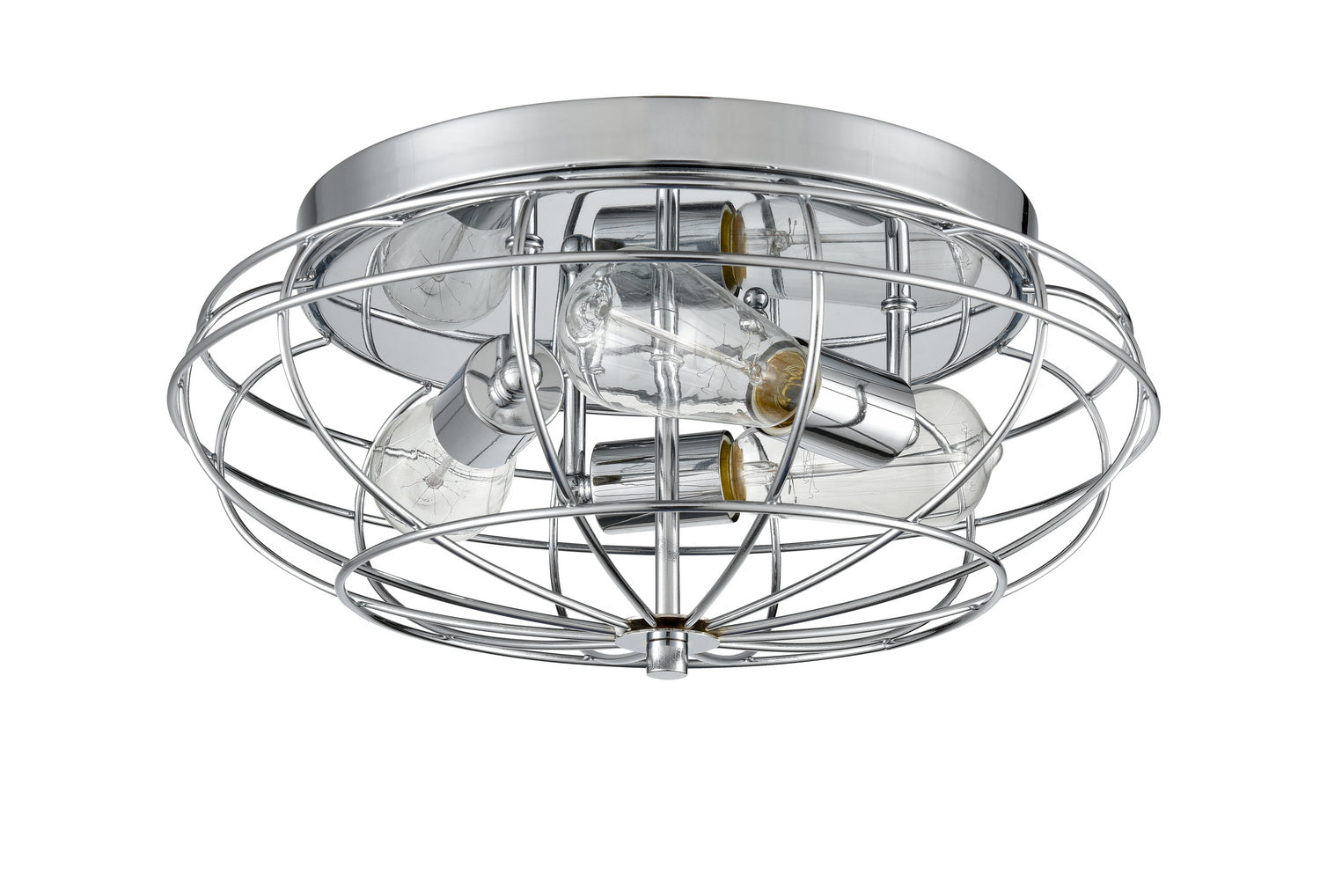 Innovations - 510-3C-PC - Three Light Flush Mount - Austere - Polished Chrome