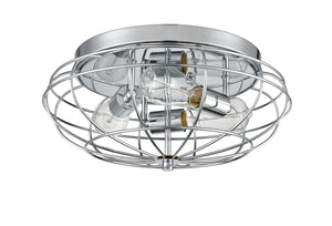 Innovations - 510-3C-PC - Three Light Flush Mount - Austere - Polished Chrome