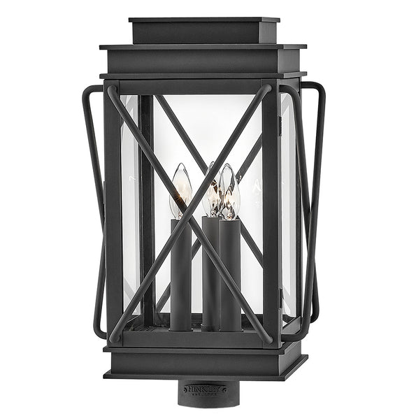 Hinkley - 11191MB - LED Post Top or Pier Mount Lantern - Montecito - Museum Black
