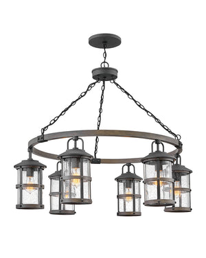Hinkley - 2689DZ-LV - LED Chandelier - Lakehouse - Aged Zinc