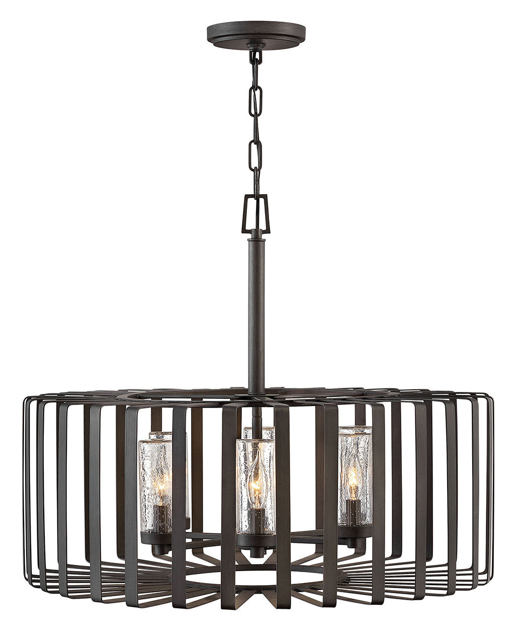 Hinkley - 29505BGR-LV - LED Chandelier - Reid - Brushed Graphite
