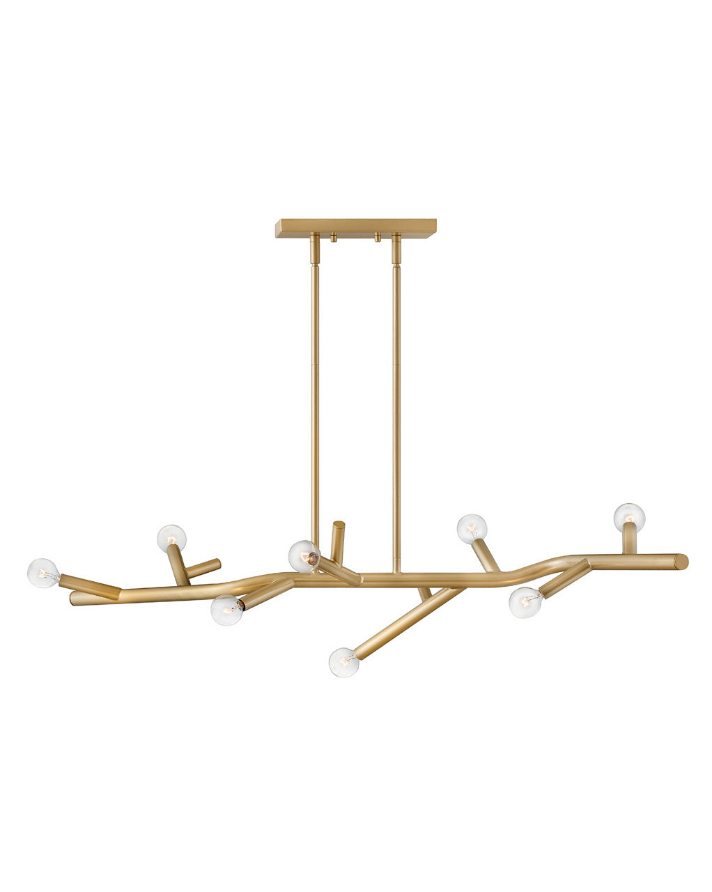 Hinkley - 37095LB - LED Linear Chandelier - Twiggy - Light Brass