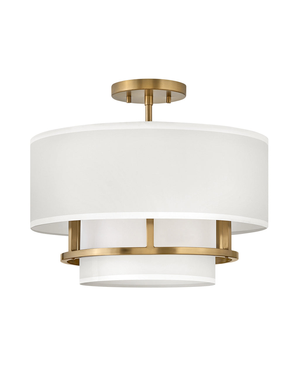 Hinkley - 38893LCB - LED Semi-Flush Mount - Graham - Lacquered Brass