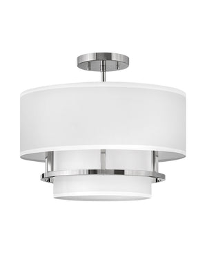 Hinkley - 38893PN - LED Semi-Flush Mount - Graham - Polished Nickel