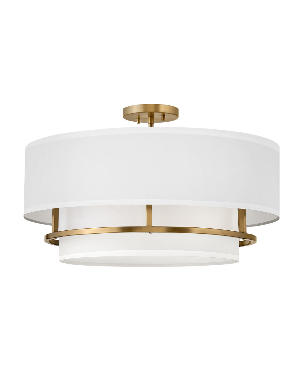 Hinkley - 38894LCB - LED Semi-Flush Mount - Graham - Lacquered Brass